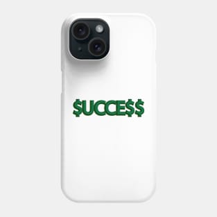 Success being successful artistic design Phone Case