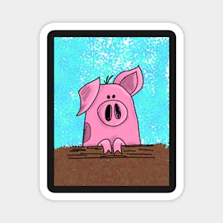 Happy pig! Magnet