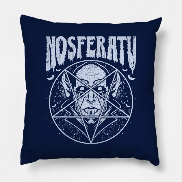 The Classic Vampire Metal Pillow by logozaste