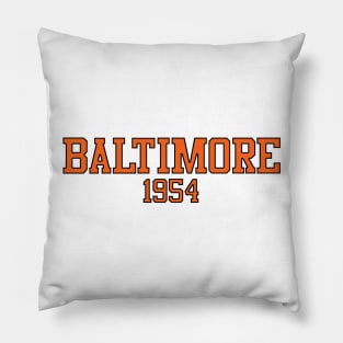 Baltimore 1954 Pillow