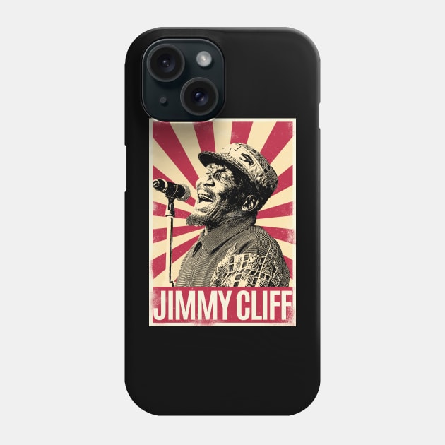 Retro Vintage Jimmy Cliff 80s Phone Case by Play And Create