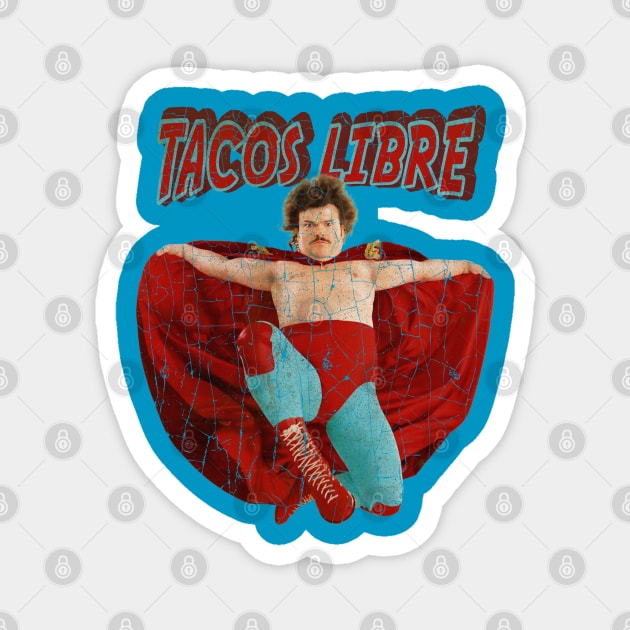 Tacos BLACK Libre Magnet by Hat_ers