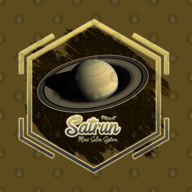 Planet Saturn: Mini Solar System by Da Vinci Feather