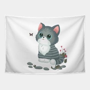 cute kitty Tapestry