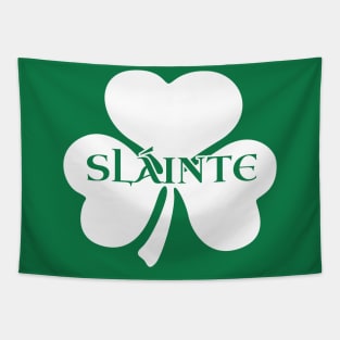 Irish Shamrock Slainte Tapestry