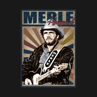 Merle Haggard /// Retro Style Country Music T-Shirt