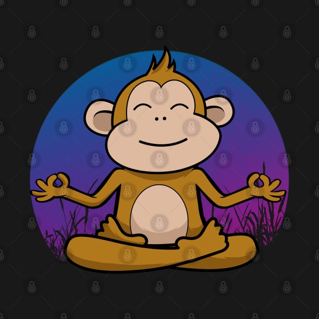 monkey yoga by RockReflections