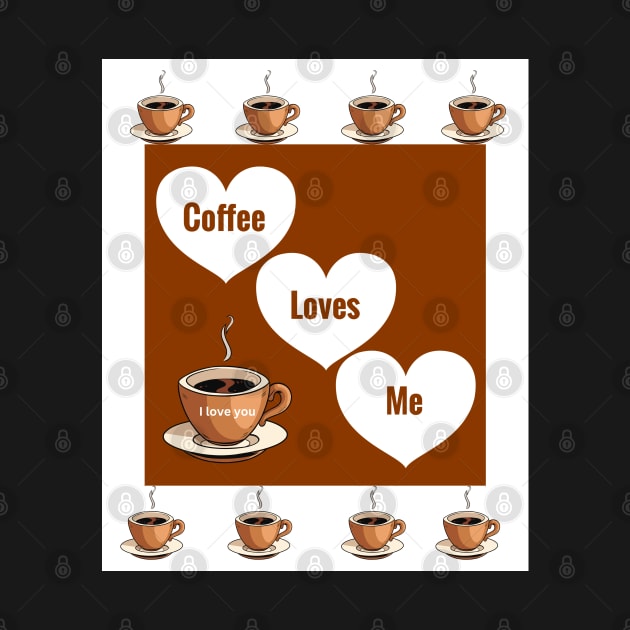 Coffee Loves Me: Gifts for People Who Love Drinking Coffee by S.O.N. - Special Optimistic Notes 