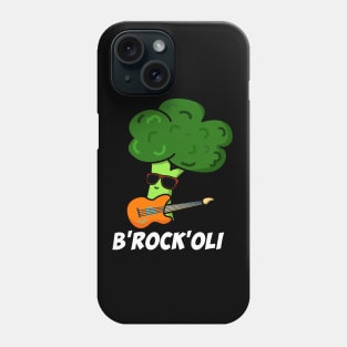 B-ROCK-oli Cute Funny Brocolli Veggie Pun Phone Case