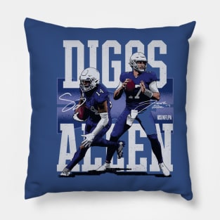 Stefon Diggs & Josh Allen Buffalo Duo Pillow