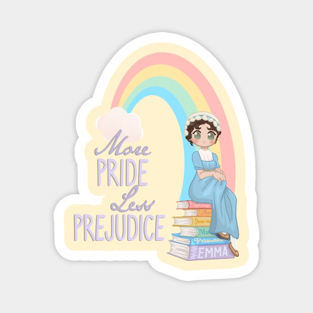 Jane Austen’s Pride KAWAII (2023) Magnet by DuniathComics