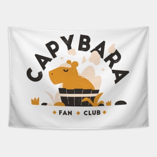 Capybara Fan Club Tapestry