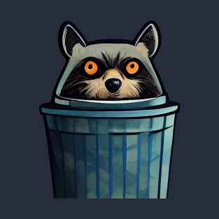 Trash panda in Garbage Can, Raccoon Alternate T-Shirt