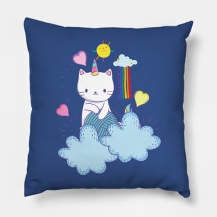 Caticorn with Yarn Pillow