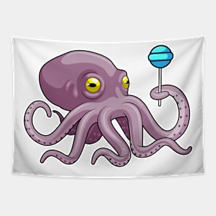 Octopus with Lollipop Tapestry