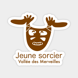 Jeune Sorcier - Vallée des Merveilles - marron Magnet