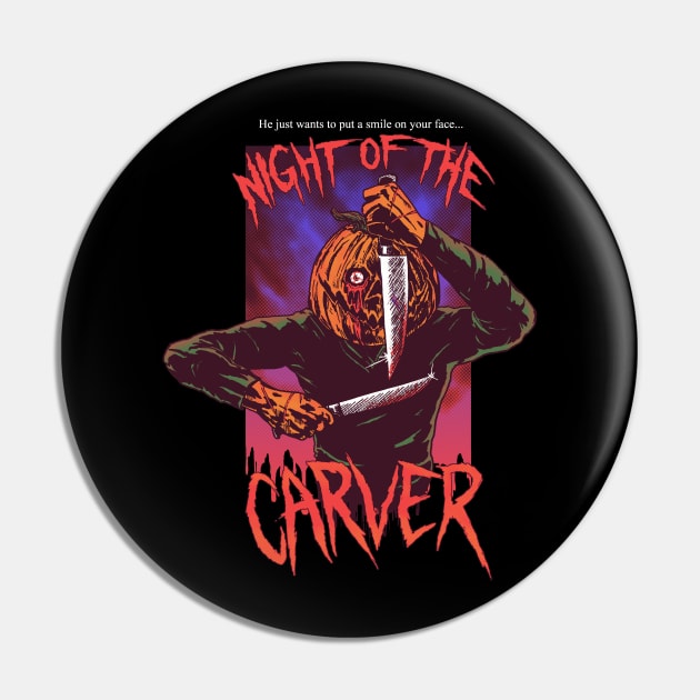 Night of the Carver Pin by Hillary White Rabbit