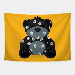 Skull Pattern Teddy Bear Tapestry