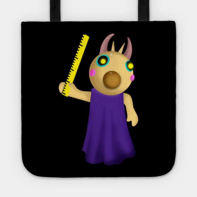 Piggy Roblox Teacher Piggy Roblox Tote Teepublic Au - the roblox piggy daycare