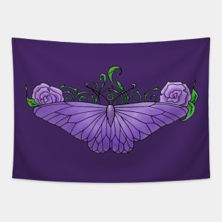 Purple Butterfly Tapestry