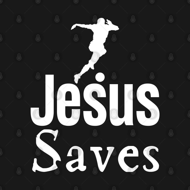 Jesus Saves Soccer by HobbyAndArt