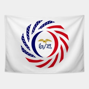 Iowa Murican Patriot Flag Series Tapestry