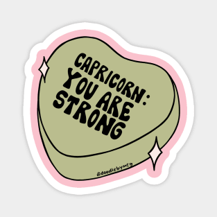 Capricorn Conversation Heart Magnet