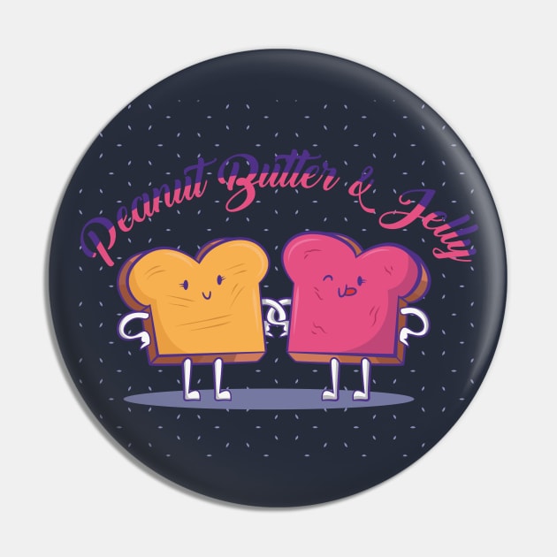 Peanut Butter and Jelly Pin by brendacv