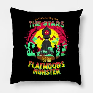 Cute Cryptid Alien Braxxie Flatwoods Monster of West Virginia Pillow