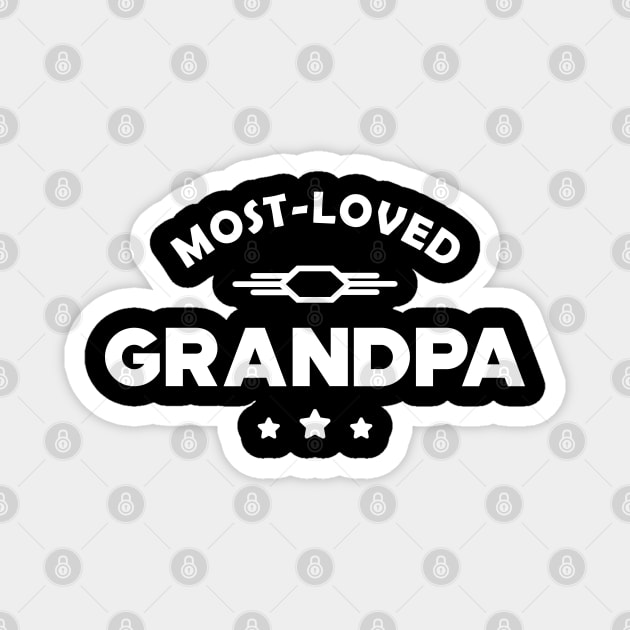 Grandpa - Most loved grandpa Magnet by KC Happy Shop