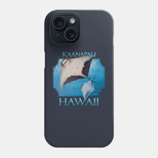 Kaanapali Hawaii Manta Rays Sea Rays Ocean Phone Case