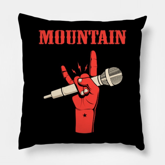 MOUNTAIN BAND Pillow by xsmilexstd