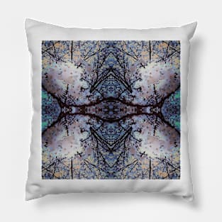 Cherry Blossom Symmetry Remix pattern Pillow