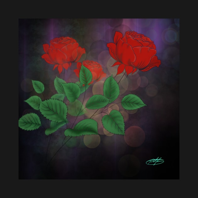 Red roses by Richardramirez82