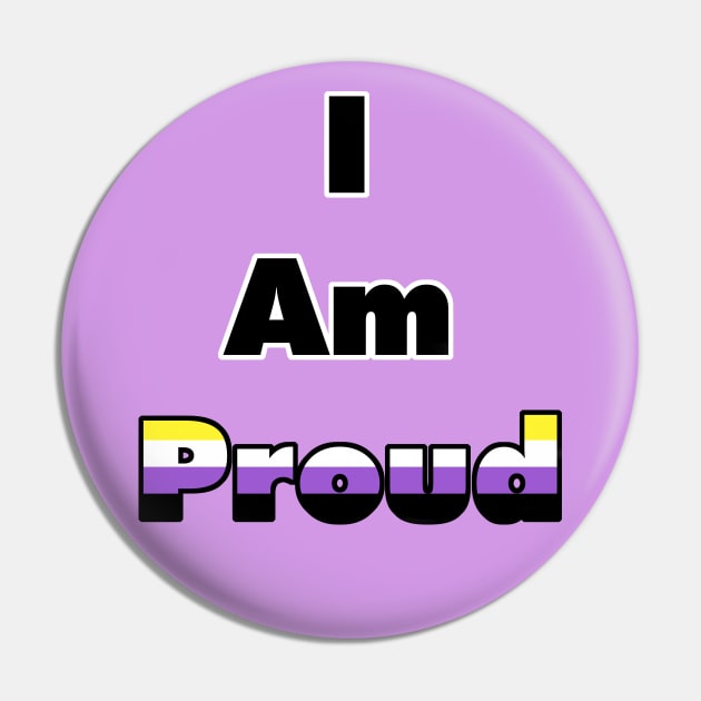I am proud (nonbinary) Pin by Zorveechu