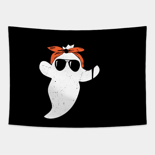 I'm Just Here For The Boos Halloween Ghost Cute Funny Tapestry by KRMOSH