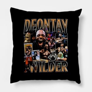 Deontay Wilder Vintage Bootleg Pillow