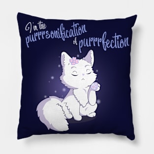 Purrfection female Pillow