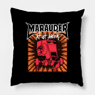 Heavy Metal Inspired Sci-fi War Machine Walker Music Band Pillow