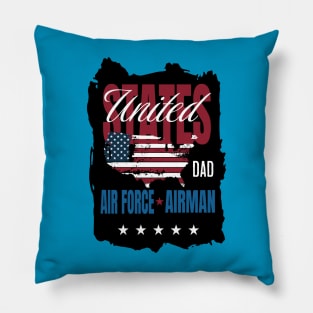 Air Force Airman Dad Pillow