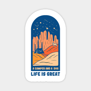 Camping Shirt Magnet