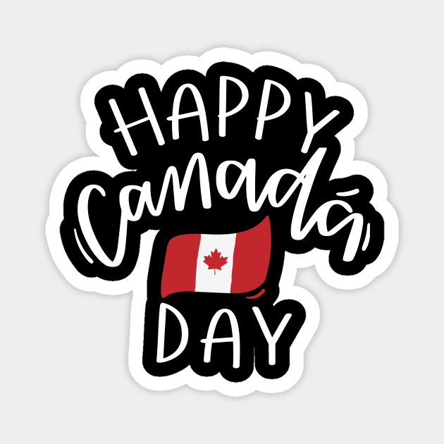 Happy Canada Day Magnet by The WYLD Tribe