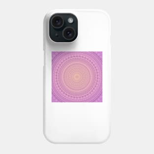 Winter dawn mandala Phone Case