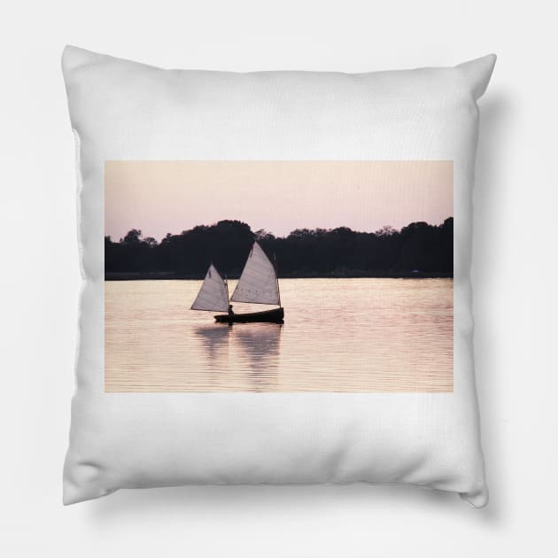 Late Evening Sail Pillow by tgass