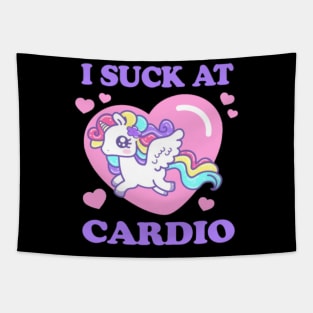 I Suck At Cardio Tapestry