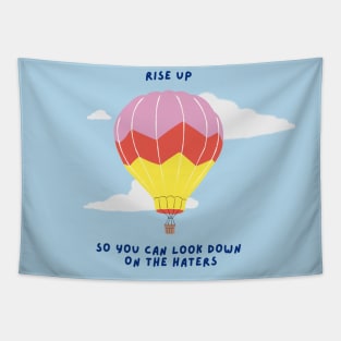 hot air balloon quote Tapestry