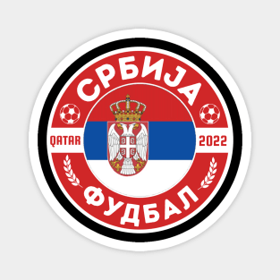 Serbia Football Magnet