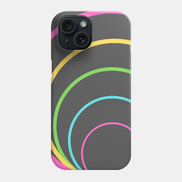 Wave light Circle Texture Phone Case by WaltzConer