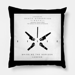 Death Standing Timefall Pillow