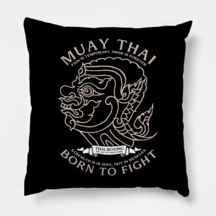 Muay Thai Boran Born to Fight Pillow